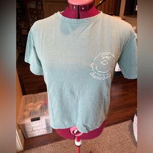 Charlie Brown Peanuts Embroidered T-shirt